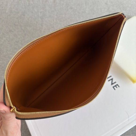 Authentic Celine Triumphe Pouch with strap - Picture 5 of 6